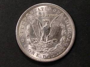 lot 35 image: 1921 AU Morgan Silver Dollar...