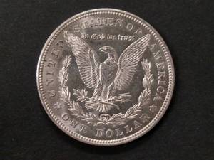 lot 44 image: 1921 D Morgan Silver Dollar...