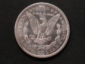 lot 45 image: 1921 D Morgan Silver Dollar...