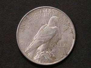 lot 56 image: 1922 Peace Silver Dollar...