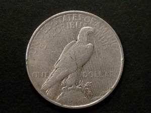 lot 60 image: 1922 D Peace Silver Dollar...