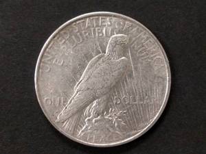 lot 61 image: 1922 D Peace Silver Dollar...