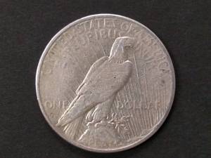 lot 92 image: 1934 S Peace Silver Dollar...