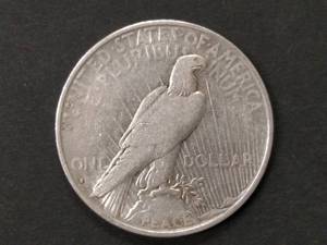 lot 93 image: 1935 S Peace Silver Dollar...