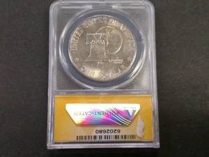 lot 95 image: 1976 D ANACS MS 64 VAR 1 Eisenhower...