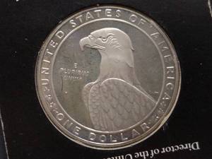 lot 97 image: 1983 Olympics Proof Silver Dollar ....