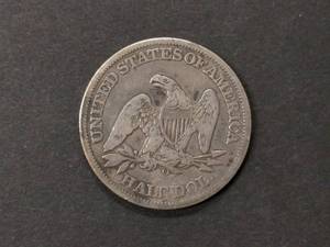 lot 102 image: 1860 O Seated Liberty Silver Half D...