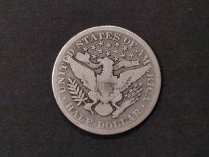 lot 104 image: 1899 Barber Silver Half Dollar...