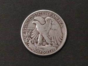 lot 106 image: 1941 Walking Liberty Silver Half Do...