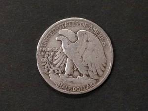 lot 108 image: 1943 Walking Liberty Silver Half Do...