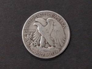 lot 109 image: 1943 S Walking Liberty Silver Half ...