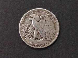 lot 111 image: 1945 Walking Liberty Silver Half Do...