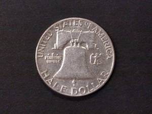 lot 113 image: 1951 Franklin Silver Half Dollar...
