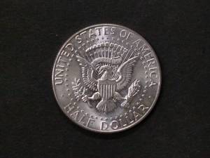 lot 125 image: 1964 AU Kennedy Silver Half Dollar...