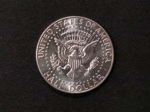 lot 129 image: 1964 D AU Kennedy Silver Half Dolla...