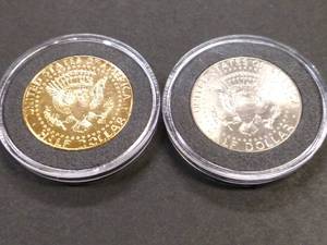 lot 133 image: (2) 2010 P Kennedy Half Dollars...
