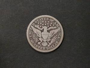 lot 139 image: 1914 Barber Silver Quarter...