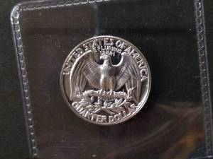 lot 147 image: 1961 Proof Silver Washington Quarte...
