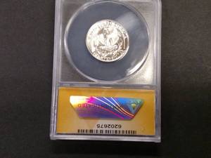 lot 150 image: 1964 ANACS PF 65 Silver Washington ...