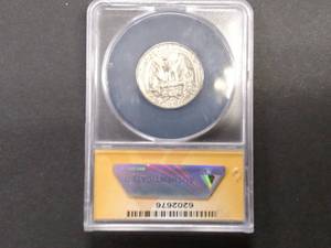 lot 152 image: 1970 ANACS MS 65 Washington Quarter...
