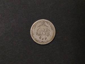 lot 158 image: 1912 Barber Silver Dime...