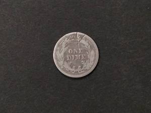 lot 162 image: 1915 Barber Silver Dime...