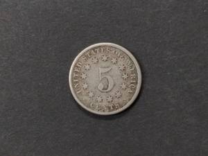 lot 166 image: 1882 Shield Nickel...