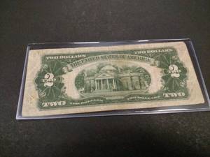 lot 192 image: 1928 D Two Dollar Red Seal United S...