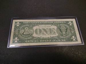 lot 198 image: 1957 B One Dollar Silver Certificat...