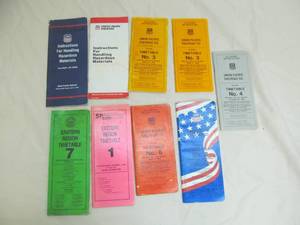 lot 6 image: Union Pacific & Southern Pacific timetable books