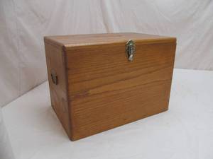 lot 80 image: Vintage lottery box from local eagles club