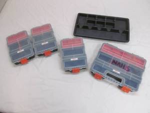lot 84 image: fastener organizers, organizer trays