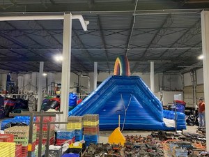 lot 6 image: Lil Squirt Rainbow Splash Slide