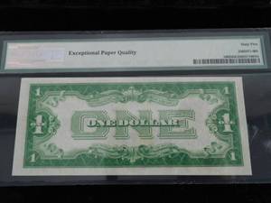 lot 1 image: 1928B $1 Silver Certificate - Uncirculated
