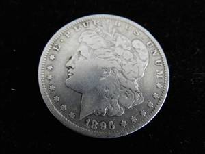 lot 13 image: 1896 Morgan Dollar