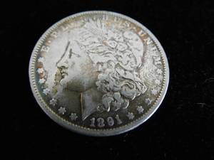 lot 18 image: 1891 Morgan Dollar