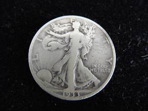lot 33 image: 1933 Walking Liberty Half Dollar