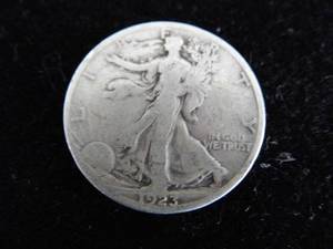 lot 37 image: 1923 Walking Liberty Half Dollar