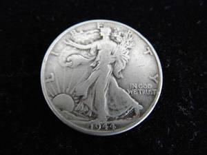 lot 42 image: 1944 Walking Liberty Half Dollar