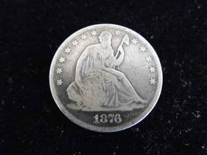 lot 49 image: 1876 Seated Liberty Half Dollar
