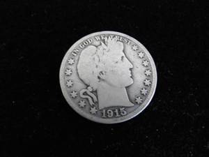 lot 56 image: 1915 Barber Half Dollar