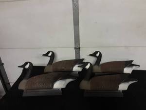 lot 28 image: 4-Flambeau Goose Decoys