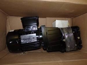 lot 74 image: 3 Unused Gearboxes one with motor