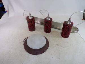 lot 98 image: Pair of Light Fixtures