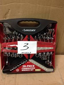 Husky Combination Wrench Set (28-Piece) missing pieces