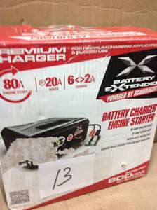 Schumacher Battery Extender 12-Volt, 80 Amp Engine Start, 20 Amp ChargerMaintainer in good condition