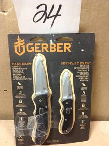 Gerber Fast Draw Knife Combo (2-Piece) in good condition