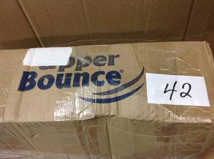 Upper Bounce Trampoline Replacement Jumping Mat Fits for 13 ft. Round Frames with 84 V-Rings Using 5.5 in. Springs-Mat Only not used