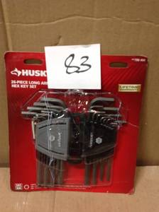 Husky SAEMetric Long Arm Hex Key Set (26-Piece) in good condition