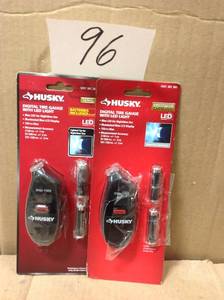 Husky 4 in. Digital Tire with Gauge in good condition